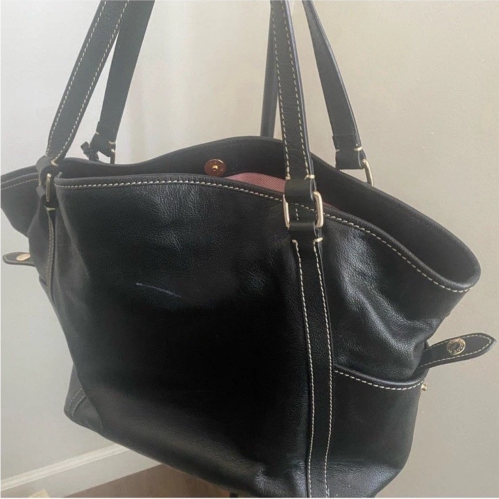 Dooney & Bourke Black Leather Tote